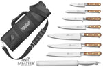 Mallette cuisinier Sabatier Perigord 7 couteaux fabrication française + 1 fusil