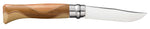 Couteau Opinel Chaperon n°8 lame 8,5cm manche 4 bois rares + coffret