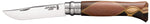 Couteau Opinel Chaperon n°8 lame 8,5cm manche 4 bois rares + coffret