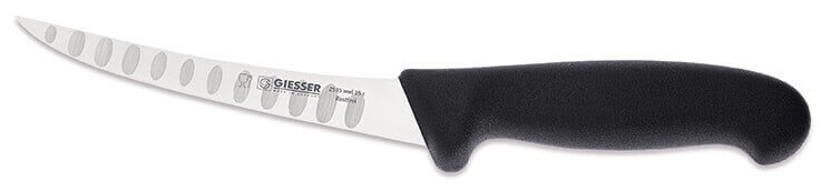Couteau à désosser pro Giesser lame recourbée 15cm alvéolée 2535
