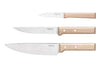 Coffret 3 couteaux Opinel Parallèle Office + Découper + Chef