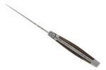 Couteau pliant Laguiole LE FIDELE acier Sandvik manche bois de serpent 12cm