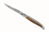Couteau pliant Laguiole LE FIDELE acier Sandvik manche bois de pistachier 12cm