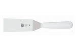 Spatule coudée professionnelle Icel lame 16cm manche blanc