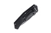 Couteau pliant Herbertz 584212 lame noire manche inox décor aigle 12cm