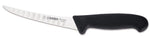 Couteau à désosser pro Giesser lame alvéolée rigide 15cm 2515 - Noir