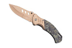 Couteau pliant Herbertz 575612 bronzé manche 11.5cm camouflage + étui
