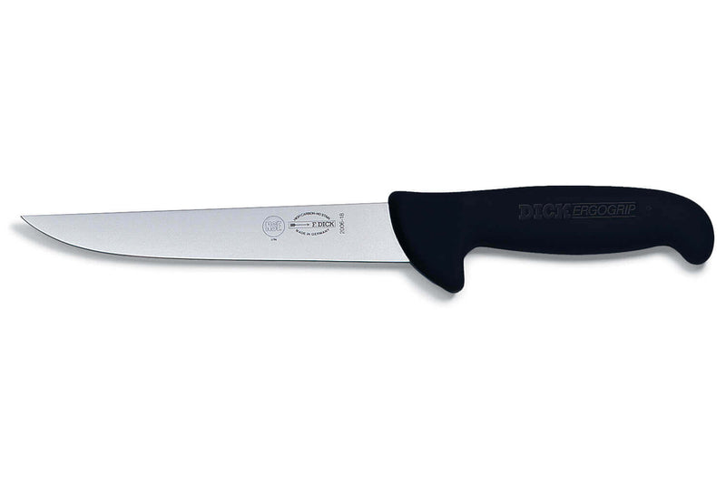 Couteau à saigner Dick Ergogrip lame 15cm manche synthétique - Noir