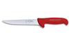 Couteau à saigner Dick Ergogrip lame 21cm manche synthétique - Rouge