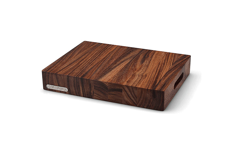 Billot de cuisine Continenta en bois d'acacia avec poignées - XL