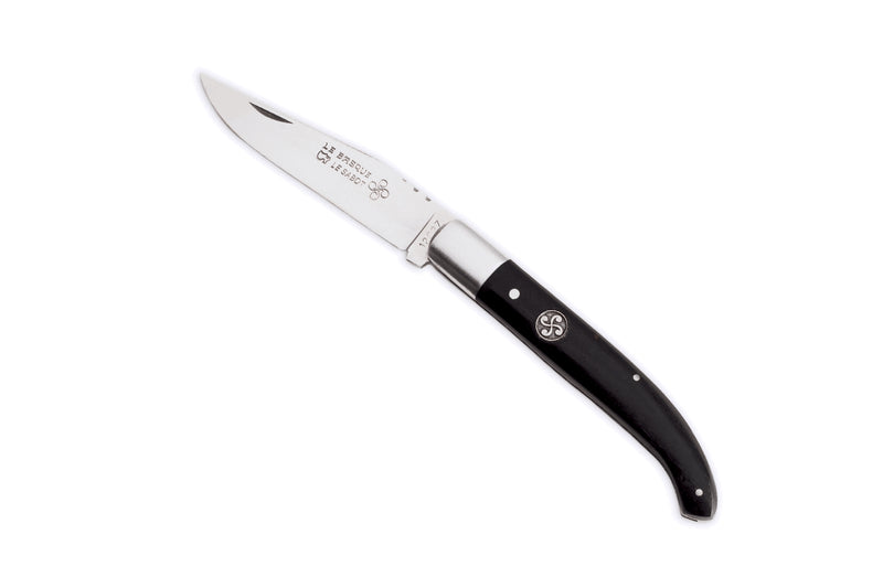 Couteau pliant Au Sabot Le Basque acier Sandvik manche ébène 11cm