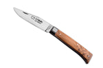 Couteau pliant AU SABOT L'Alpin acier Sandvik manche en genévrier 10cm