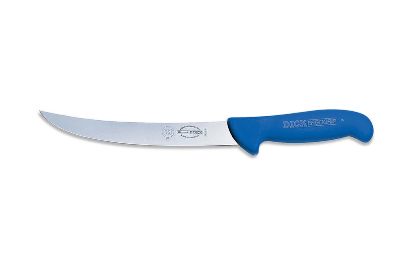 Couteau à découper Dick Ergogrip manche bleu - 21 cm