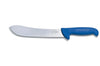 Couteau de boucher Dick Ergogrip pointe large manche bleu - 18 cm