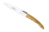 Couteau pliant L'Occitan acier inox Z100 manche bois d'olivier 11cm