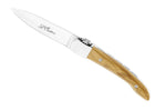 Couteau pliant L'Occitan acier inox Z100 manche bois d'olivier 11cm