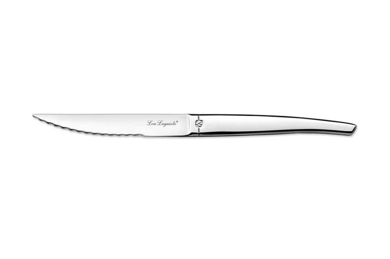 Couteau à steak Lou Laguiole Jet tout inox
