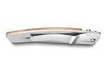 Couteau pliant Le Thiers Liner Lock Claude Dozorme bois d'olivier 10,5cm
