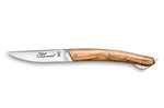 Couteau pliant Le Thiers Verrou Claude Dozorme manche bois d'olivier 12cm