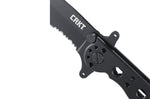 Couteau pliant CRKT M21-10KSF manche acier inox noir 10cm