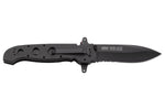 Couteau pliant CRKT M21-14SF manche alu anodisé gris 13,5cm