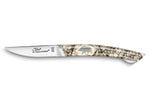 Couteau pliant Le Thiers Verrou Claude Dozorme manche soies de sanglier 12cm
