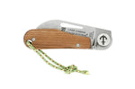 Couteau pliant Liner London Claude Dozorme manche teck 11cm