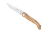 Couteau pliant Laguiole Claude Dozorme manche olivier 12cm