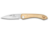 Couteau pliant capucin Claude Dozorme manche buis gravure cerf 12,5cm