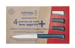 Coffret 4 couteaux Opinel Bon Appétit+ Tempête 11cm inox