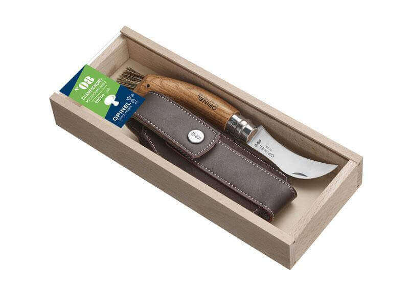 Coffret couteau à champignons Opinel N°08 + Etui