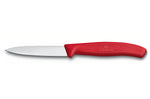 Couteau d'office Victorinox rouge lame lisse inox 8cm
