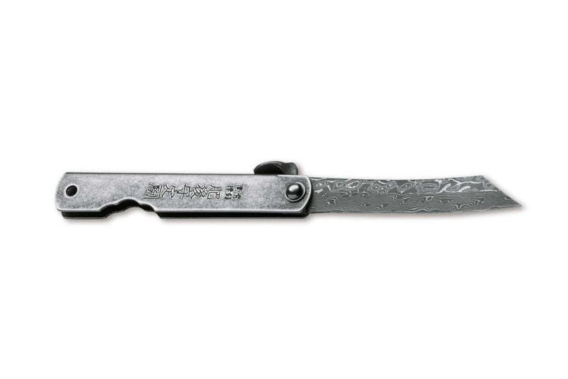 Couteau de poche Higonokami Böker Kinzoku lame damassée 7,5cm