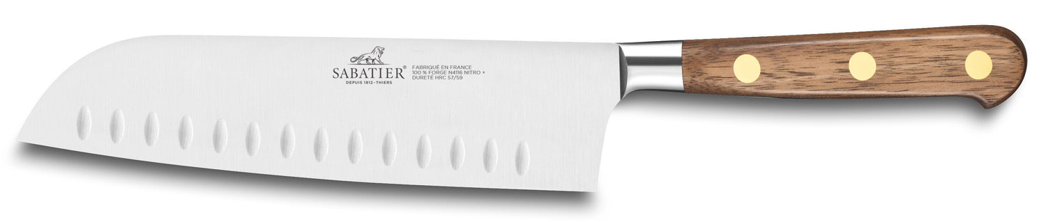 Coffret 2 couteaux Sabatier Perigord Office 10cm + Santoku 18cm