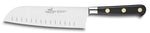 Coffret 2 couteaux Sabatier Idéal Inox rivets laiton Santoku 18cm + Office