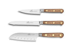 Coffret 3 couteaux Sabatier Perigord Office + Universel + Mini Santoku