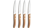 Coffret 4 couteaux d'office dentelés Lou Laguiole Util FOREST bois nature