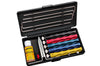 Kit d'aiguisage Lansky 5 pierres + huile + étrier