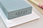 Pierre à aiguiser japonaise Suehiro Cerax céramique grains 180 sur socle
