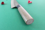 Couteau de chef japonais artisanal Wusaki Nakata BS2 21cm manche en noyer