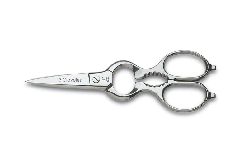 Ciseaux de cuisine 3 Claveles multi-usages acier inoxydable 20cm