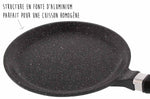 Poêle à crêpes en fonte Pradel Excellence Premium 24cm façon pierre tous feux/ induction