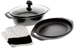 Marmite 3 pièces Pradel Excellence Premium 33,5 x 25 cm façon pierre tous feux/ induction