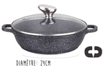 Mijoteuse en fonte Pradel Excellence Premium 24cm façon pierre tous feux/ induction