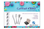 Coffret Albert de Thiers Kiddo 4 couverts décorés pour enfants