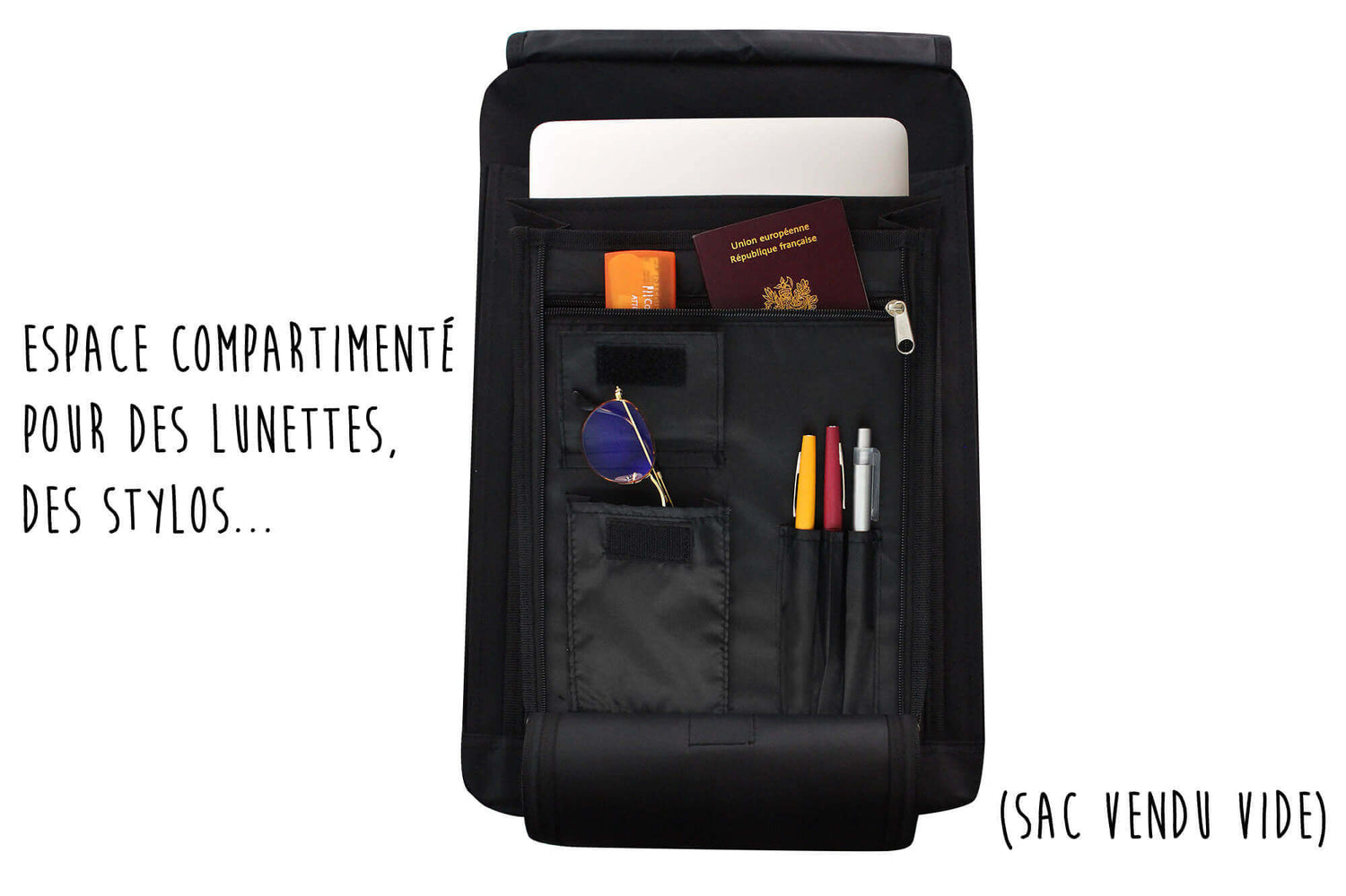 Sac spécial chef Sabatier Edonist 4 couteaux de cuisine français + 1 fourchette - Exclusivité