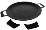 Plat à pizza en fonte Pradel Excellence Premium 32cm façon pierre tous feux/ induction