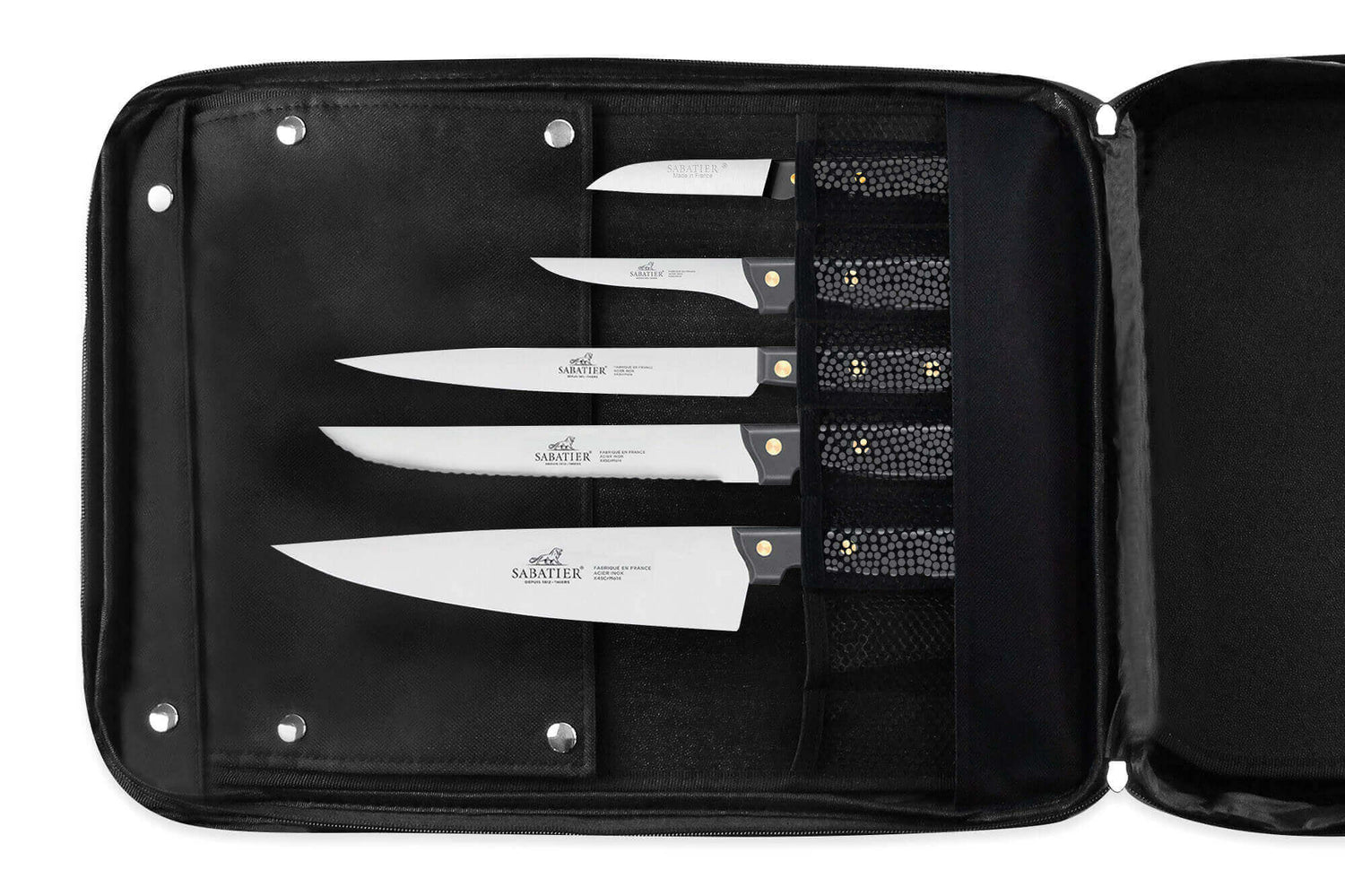 Sac spécial chef Sabatier Cuisine d'aujourd'hui 5 couteaux de cuisine français - Exclusivité