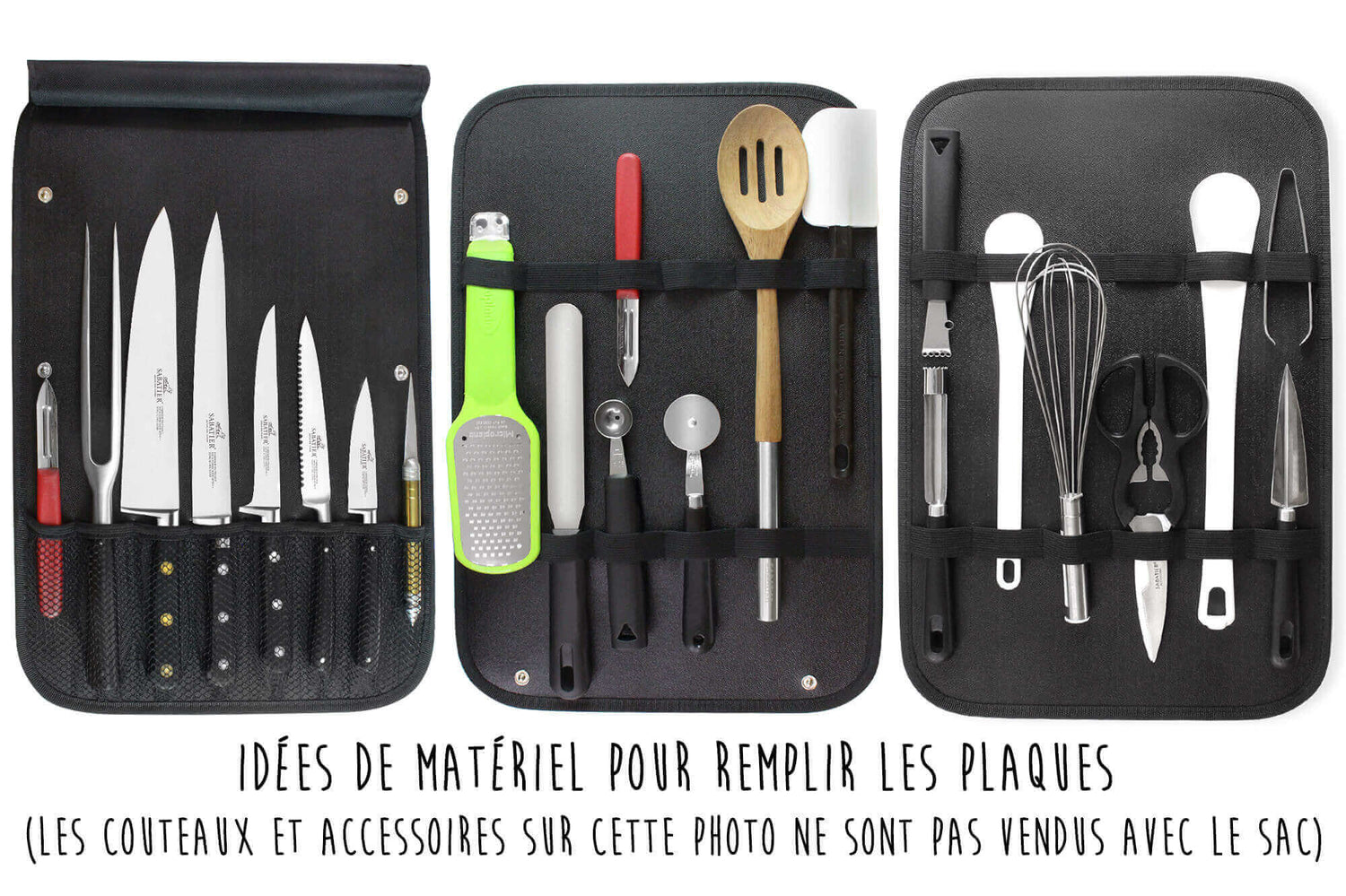 Sac spécial chef Sabatier Cuisine d'aujourd'hui 5 couteaux de cuisine français - Exclusivité