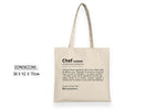 Totebag officiel super cool Couteauxduchef - 100% coton